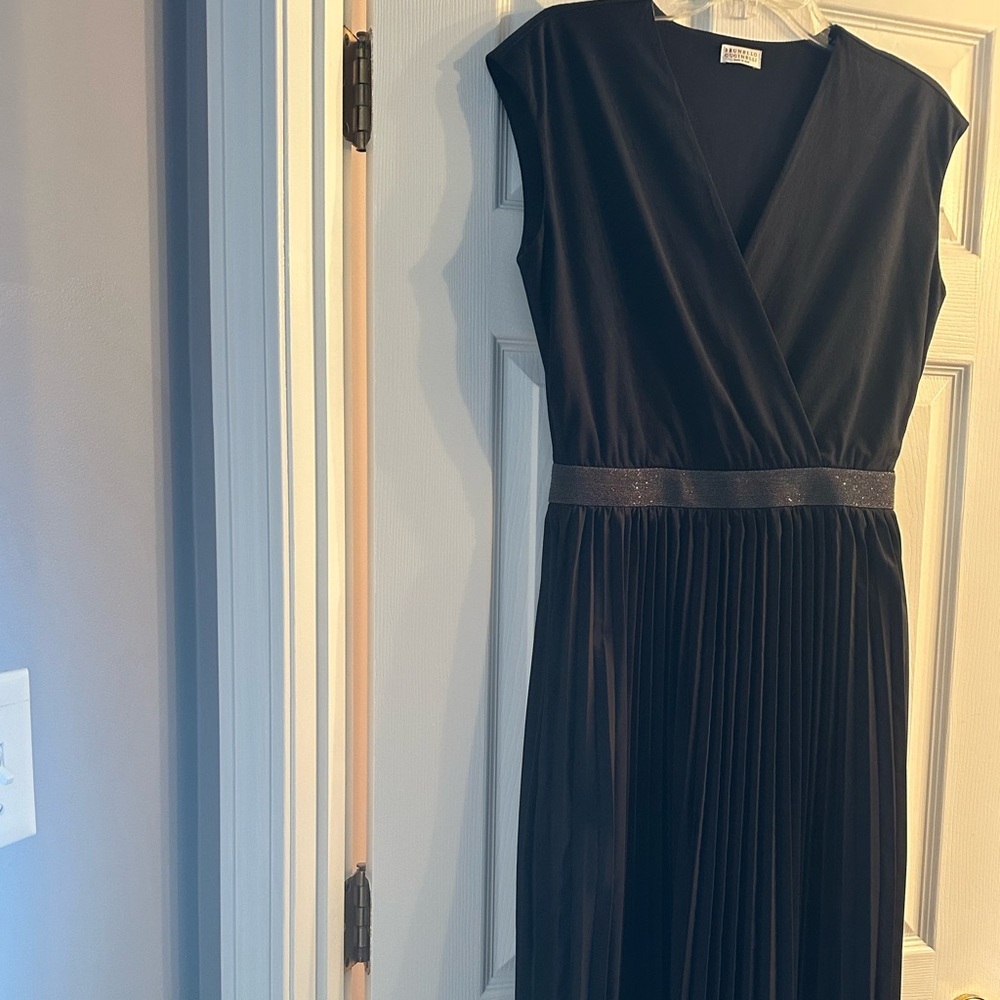 Brunello Cucinelli Black Midi Dress